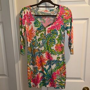Lilly Pulitzer Vibrant Floral Swim Cover-Up
